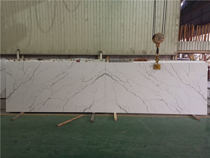 calacatta Azul quartz slabs