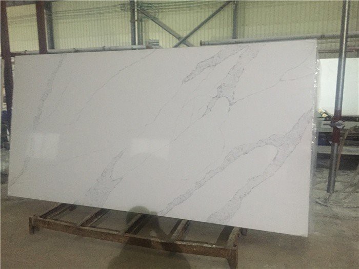 calacatta monaco quartz slab