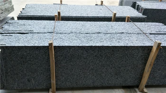 Dark Grey Granite Paving Stone Slab