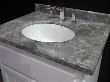 Countertops Marmor Llwyd Tywyll