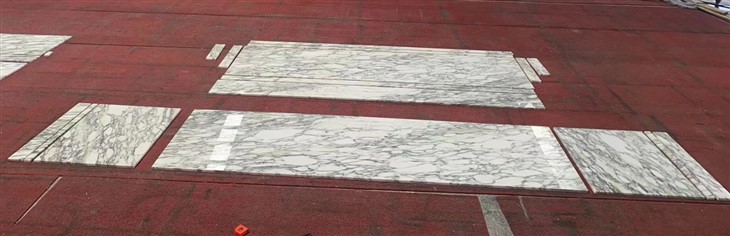 Arabescato Venato Marble Kitchen Countertop