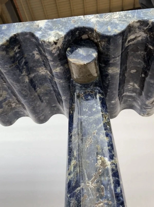 Sodalite Blue Granite Console Table