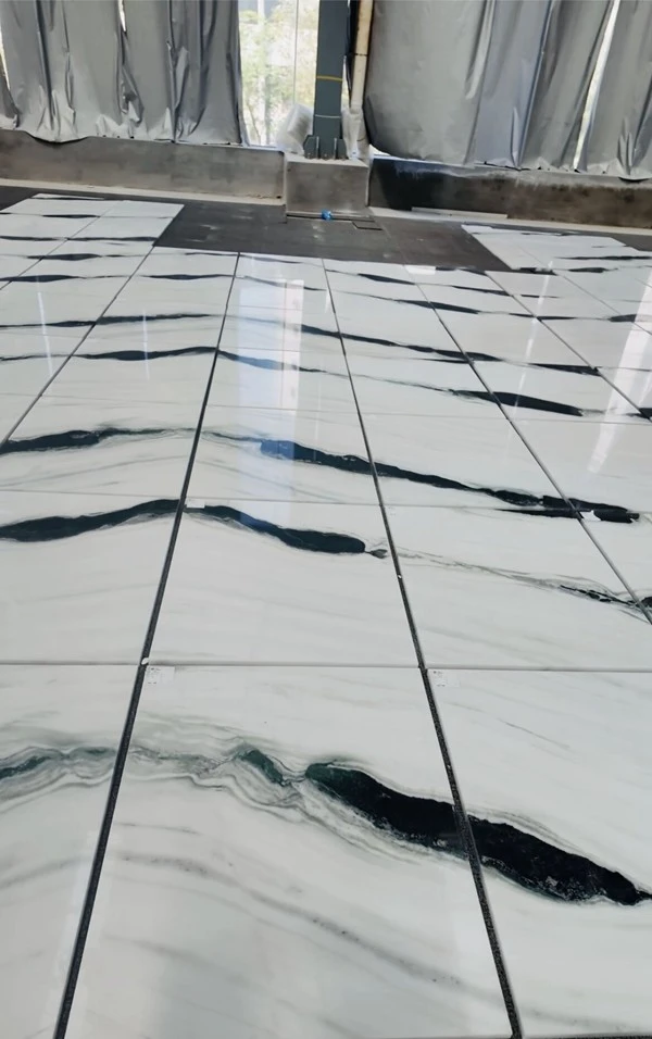 Panda White Marble Tiles