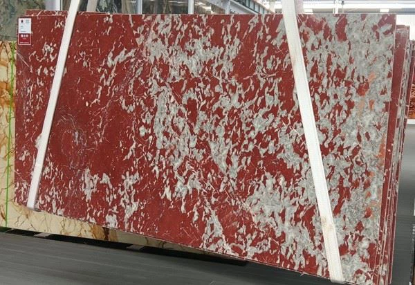 Rosso Francia Marble slabs