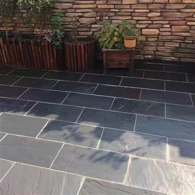 Dark Green Slate Floor Tiles
